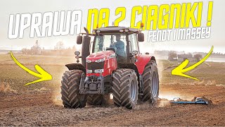 ☆ OPOROWA UPRAWA 2022 NA 2 CIĄGNIKI ✔ FENDT 828 amp MF 7618✔GROWN WITH GOSPODAR 18 [upl. by Enomas]