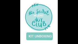 SECRET NOT SECRET KIT CLUB KIT UNBOXING COCOA VANILLA UNFORGETTABLE PLUS A COUPLE OF ADDONS [upl. by Tewell]