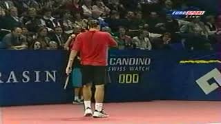 Basel 2000 Roger Federer  Nicolas Thomann [upl. by Otineb391]