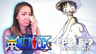 NOT CHOUCHOU 😭 FIRST TIME WATCHING ONE PIECE Episodes 6 amp 7 Reaction [upl. by Mario]