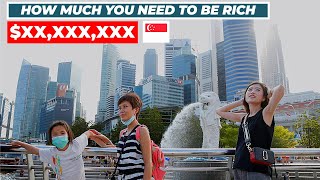 HOW MUCH MONEY QUALIFIES YOU AS RICH IN SINGAPORE 🇸🇬 [upl. by Malin]