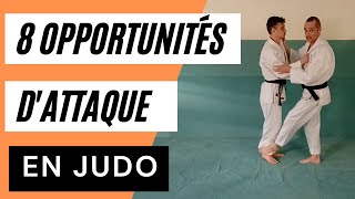 Les 8 opportunités dattaque en judo [upl. by Neirol290]