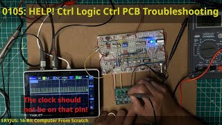 0105 HELP Control Logic Control Troubleshooting  16Bit Computer From Scratch [upl. by Ninnetta]