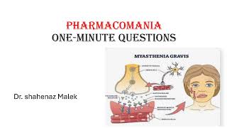 Myasthenia gravis one minute question [upl. by Stevie679]