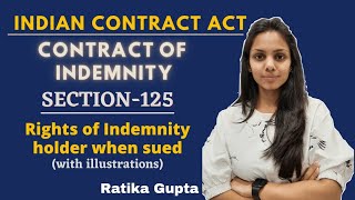 Contract of Indemnity  Section125 Contract Act 1872 [upl. by Bevis257]