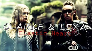 Clarke amp Lexa  Elastic Heart [upl. by Maxine]