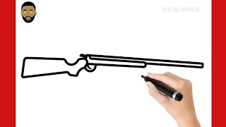 How To Draw A Gun [upl. by Nylahsoj]