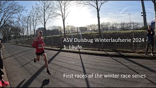 ASV Duisburg Winterlaufserie 2024 – erste Läufe  Winter Race Series – First races [upl. by Celene]