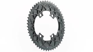 absoluteBLACK Premium Oval Road 1104 BCD Chainring [upl. by Eedrahs]