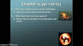 Study Guide Questions Enders Game chapters 810 [upl. by Ynohtnad115]