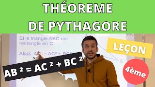 Théorème de Pythagore  Leçon et exemple [upl. by Ackler]