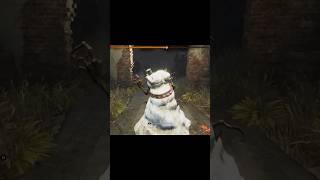 Escape as a Snowman⛄️🤫 dbd deadbydaylight dbdshorts dbdsurvivor [upl. by Ojillek]