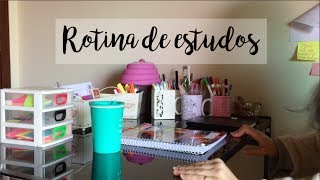 minha ROTINA de ESTUDOS depois da aula Luana Carolina [upl. by Alikahs]