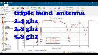 dualband 2739 GHz millimeterwave MIMO antenna for 5G application cst studio suite [upl. by Yelda]