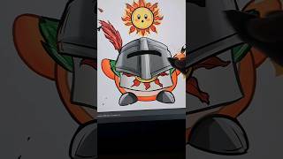 Lets draw Solaire as WaddleDee darksouls kirby solaire artprocess [upl. by Seitz]