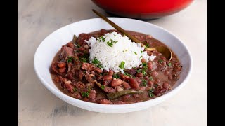 Louisiana Red Beans and Rice Authentic Recipe [upl. by Trow221]