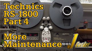 Technics RS1800 Part 4  More Maintenance [upl. by Acemahs999]