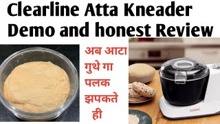 atta maker review  dough kneader  clearline atta kneader atta maker how to use atta dough making [upl. by Schlessel]