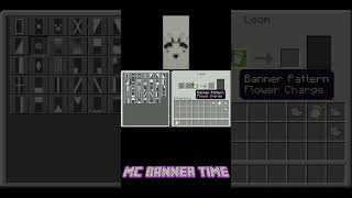 Minecraft Racoon Banner Design Short  Its Banner Time [upl. by Metabel53]