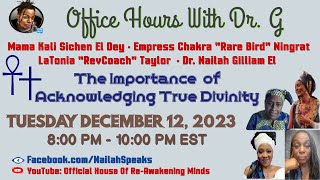 Discussion Mama Kali Sichen El Dey • Empress Chakra quotRare Birdquot Ningrat • LaTonia quotRevCoachquot Taylor [upl. by Norak]