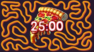 25 Minute Pizza 🍕 bomb 💣 timer [upl. by Dewar]