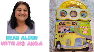 Cocomelon Sound Book  Wheels On The Bus  Cocomelon Music  Learn amp Play With Ms Anila [upl. by Janella]