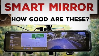 Smart Rearview Mirror with Wireless Carplay Android Auto and Excellent Camera Rs9500 Aoocci [upl. by Eustazio]