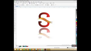 S logo in Corel Draw Corel Draw Tutorial logo logodesign corel [upl. by Jeb]