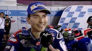 Lorenzo quotThe rear tyre choice was importantquot [upl. by Slotnick]