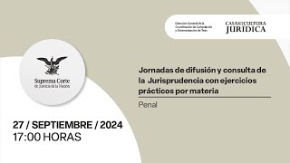 🌕 Jornadas de Difusión y Consulta de la Jurisprudencia con ejercicio prácticos por materia [upl. by Wilone]