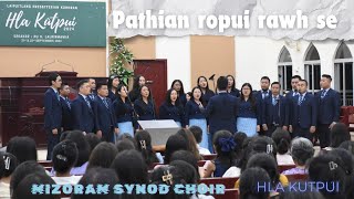 Pathian ropui rawh se  Synod Mission Choir  Hla Kutpui [upl. by Ahsenad367]