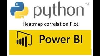 Python in Power BI part 4  Correlation heatmap [upl. by Anneiv633]