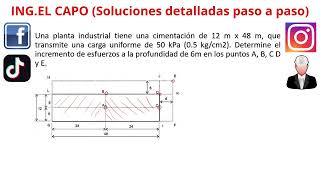 Se tiene una planta industrial con una cimentación rectangular de dimensiones 12 m x 48 m que trans [upl. by Perni]