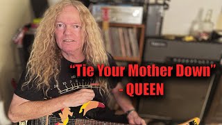 Queen  Tie Your Mother Down  How Brian May plays it [upl. by Charmian]