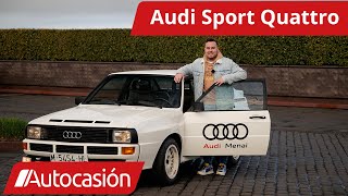 Audi SPORT QUATTRO de 1987  Coches clásicos  Prueba  Autocasión [upl. by Geraldine624]