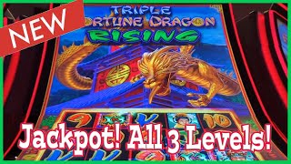 Jackpot Handpay on Triple Fortune Dragon Rising🐉Random Shaker Bonus Top Level [upl. by Analed478]