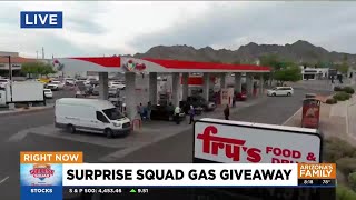 Arizonas Family Surprise Squad gives away more free gas in Phoenix [upl. by Padraic176]