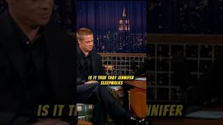 Brad Pitt Reveals Jennifer Anistons Scary Sleep Walking shorts [upl. by Wilhide]