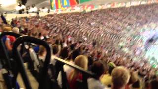 The Wave at The Olympic Stadium London 2012 [upl. by Yrebmik896]