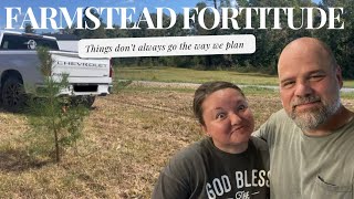 His plan not ours l  Homestead mindset and overcoming expectations [upl. by Annaillil371]