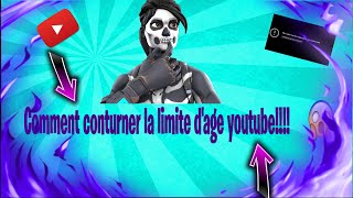 Comment contourner la limite dage sur Youtube [upl. by Gilda]