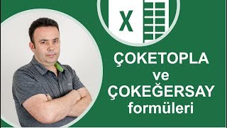 Excel Excel Çokeğersay ve Çoketopla kullanımı Excel ders anlatımı 565video  Ömer BAĞCI [upl. by Alyakem203]