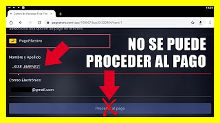 SOLUCIÓN Error No Se Puede Proceder al Pago al Recargar Diamantes de Free Fire en PagoStore [upl. by Oruhtra]