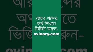 bigwig Meaning in Bengali  bigwig শব্দের অর্থ কী  Ovinary [upl. by Ahtiekahs]