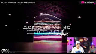 MARKITOS NAVAJA y JOACO LOPEZ REACCIONAN a AYNEA REMIX FMK Maria Becerra Beret Official Video [upl. by Baxy976]