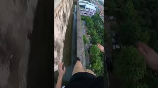 ROOFTOP RUNNING PARKOUR POV P 9 Epic Parkour POV Run [upl. by Oregolac]