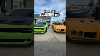 Hellcat vs LS Swapped GTO [upl. by Hearn]