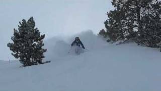 Epic Powder Skiing Soldeu [upl. by Aihsekal964]