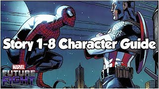 Story 18 Character Guide Who to RankT2Uniform  Marvel Future Fight [upl. by Cathey]