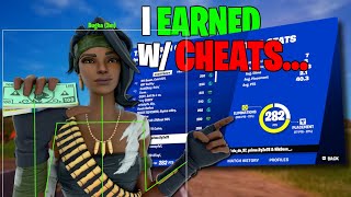 I Earned MONEY Using Fortnite Cheats it was easy [upl. by Sussman]